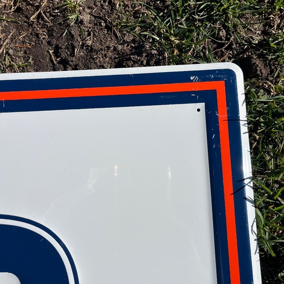 Vintage 90s Detroit Tigers MLB Metal / Tin Sign - Picture 6 of 7